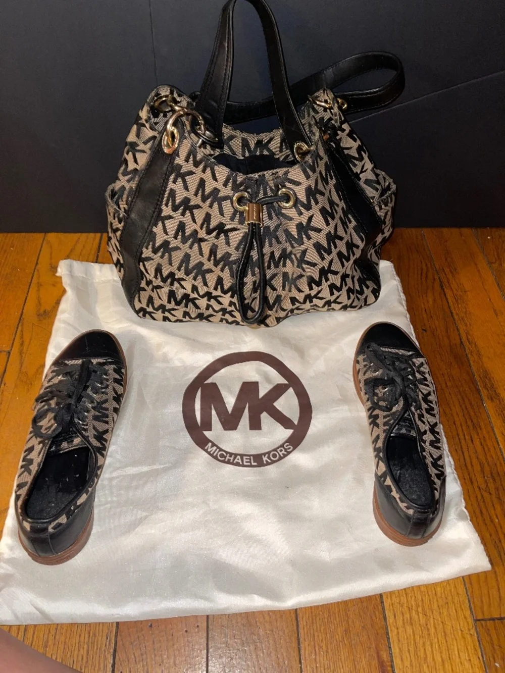 Vintage Michael Kors MK Logo Bag